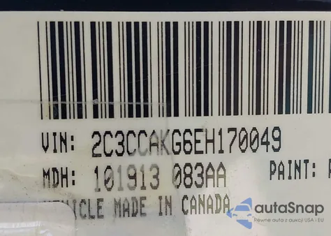 2014 Chrysler 300C Awd from USA, damaged, VIN 2C3CCAKG6EH170049